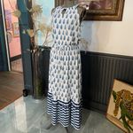 Cabana Life Delray Coverluxe‎ Pockets Tie Waist Maxi Dress Blue Sz Large 💚🎀 Photo 4