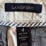 Lands' End  Floral Mid-Rise Straight Leg Crop Pants. Size 4. Garden whimsical EUC Photo 5