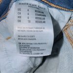 American Eagle  Next Level Stretch Women's Dark Blue Super High Rise Jegging Jean Photo 6