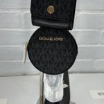 Michael Kors Black Tech Attach Crossbody Bag With Coin Purse And Airpod Case Photo 4