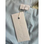 Paris Georgia Faux Leather Bootleg Pants in Mineral Blue Medium New Trousers Photo 9