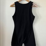 Elegant Black Sleeveless Bodysuit Size M Photo 3