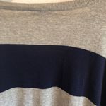 BCBGeneration BCBG blue striped long sleeved sweater M Photo 6