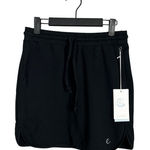 NWT Calme by Johnny Was‎ Terry Commuter Short Skirt Athletic Black Pockets XS Photo 0