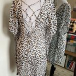 Palisades Beach Club XS/S Leopard Cover Up Multi Photo 3