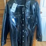 ZARA Faux Leather Dress Photo 3