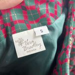 Vera Bradley  Vintage Christmas Holiday Button Up Quilted Jacket Size‎ Small Photo 1