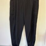White Birch  womens joggers size 3x black elastic waist pockets lightweight Photo 0