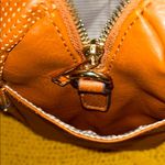 Unbranded Brown Studded Satchel Handbag w Crossbody Strap Photo 7