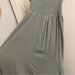 Reformation  Hibiscus Strapless Maxi Dress in Seafoam Size Small Photo 8