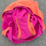 Lands' End Coverage Tummy Control One Shoulder One Piece Swimsuit Pink Orange M Photo 8