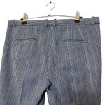 Theory Demitria Wool-Blend Flared Pants Eldora Striped Trousers Womens Size 10 Photo 5
