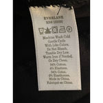 Everlane  Fitted Ankle Tapered Leg Pants Black Size 12‎ Side Zipper Dress Casual Photo 7