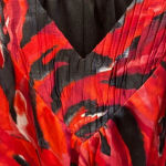 Lane Bryant  Red & Black‎ V-neck Sleeveless Tunic/Dress with Pockets Size 16 Photo 2