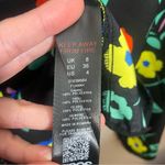 ASOS Black floral print button front peplum blouse top Photo 3