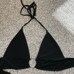 Pretty Little Thing Black Tie Up Crop Top Photo 0