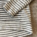 Lou & grey Gray Striped Crew Neck Pullover Sweater Photo 3