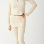 frankie's bikinis  Mason Cloud Knit Flare Pants Photo 0