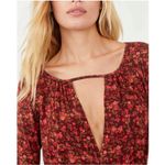 Free People NWT!  Kaya Printed Floral Bodysuit Photo 3
