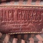 Jake George’s Jack Georges Voyager Mini Crossbody Purse Bag Brown Genuine Leather Buffalo Photo 5