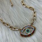 Natasha hamsa eye necklace Photo 1