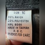 Susan Reade Stylish Vintage 70’s Red Black & Gray Maxi Plaid Skirt Sz M Photo 10