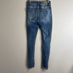 BKE Billie slim fit high rise ankle skinny distressed denim jeans size 26 Photo 12
