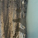 BKE ⭐️ Boutique grayish taupe sleeveless sequined tank top shirt size small y2k Photo 13