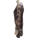 Sheer Gray Beaded Tunic Size M India Boho Rhinestone Resortwear Festival Top Photo 5