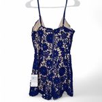 Lac Bleu NWT Blue Lace Romper Photo 1