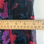 Forever 21 Y2K Style Midi Dress Sheer M Red Purple Floral Dark Romance Fairy Photo 7