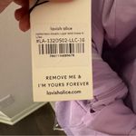 Lavish Lice Lavish Alice Halterneck Double Layer Midi Dress in Lilac Size 12 Photo 9