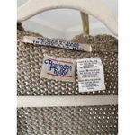 Vintage Patchwork Hand Knit Vest Huntington Ridge Boho Cottagecore Quiet Luxury Brown Size XL Photo 6