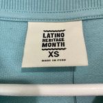 Target Women’s Latino Heritage ¡Hola! Graphic Long Sleeve Sweatshirt Blue XS NWT Photo 3