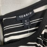 Torrid Black&White Stripe Jersey Twofer Tank Dress Sz.2 NWT Photo 7
