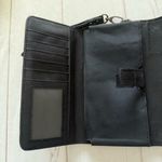 Montana West Embroidered Studded Black Leather Wristlet Wallet Western Rodeo Photo 10