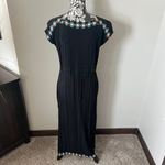 Sundance  Catalog Dress Sleeveless Floral Embroidered Medium Colorful Tie Back Photo 6