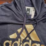 Adidas Women's  Blue Gold Sweatshirts Photo 2