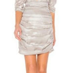 Saylor New!  Madonna Silver Mini Dress‎ XS Photo 0
