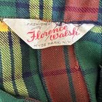 FLORENCE WALSH Vintage Plaid Pleated Wool Kilt Size 14 Red Photo 12