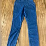 Hue  Stretch Pull On Denim yoga stretch Leggings Size 4-6 SMALL nwt medium wash Photo 4
