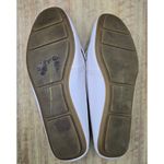 Calvin Klein  Women's Size 6.5 White Faux Leather Leonie Loafer Flats Photo 5