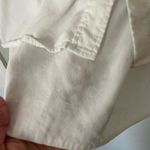 Side stitch white button down shirt Size L Photo 3
