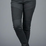 Hammer Jeans  Skinny Moto Coated Black Faux Leather Pants 3 Gorpcore Streetwear Photo 0