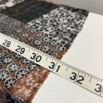 Stylish Black and Brown Patterned Scarf Photo 5