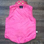 Simply Southern Pink with Gold Elephants Puff Vest Size Large Photo 4