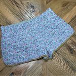 We The Free People Floral Lounge Shorts Medium Boho Cottagecore Striped Photo 2