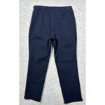 J. McLaughlin  Womens Ankle‎ Pants Sz 4 Navy Blue Crop Classic Preppy Side Zip Photo 4