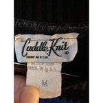 Vintage Cuddle Knit Sweater MockNeck Women's Medium Rainbow Striped Made In USA Photo 2