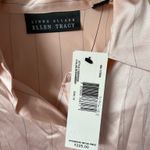 Ellen Tracy Linda Allard  Women’s Light Pink Striped Button Down Blouse NWT 16 Photo 4